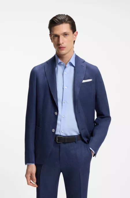 Cinturón de ante italiano con hebilla en bronce industrial