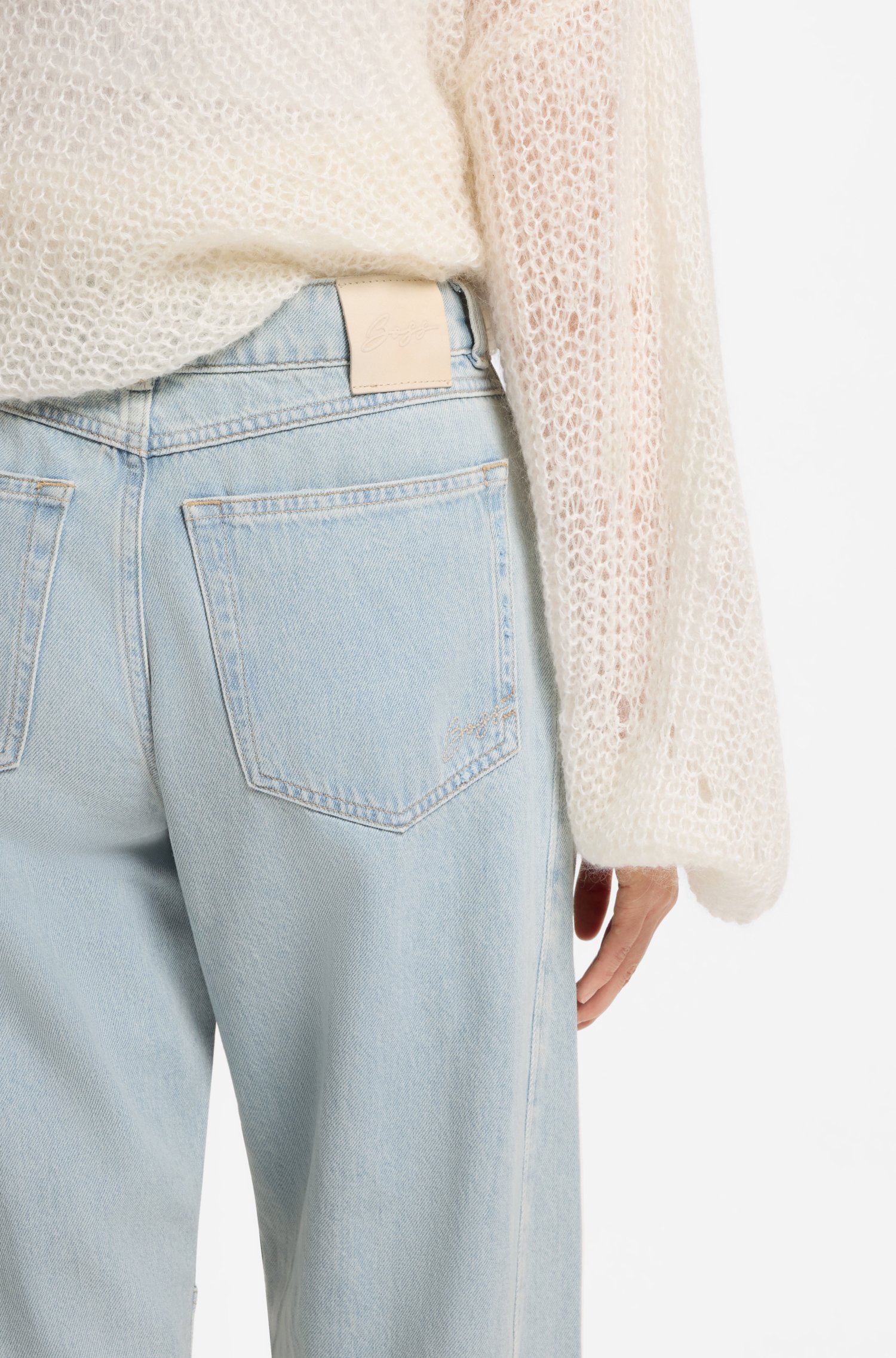 Boss Relaxed-fit jeans with balloon leg dam – bild 3