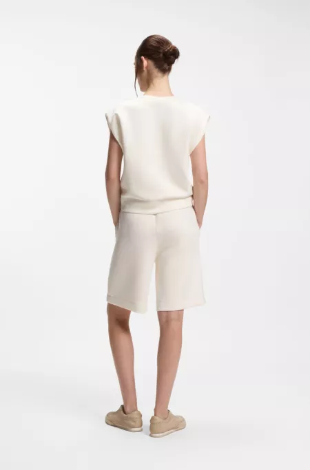 Relaxed-fit shorts in stretch jersey