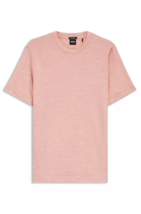 Regular-fit T-shirt in a wool blend