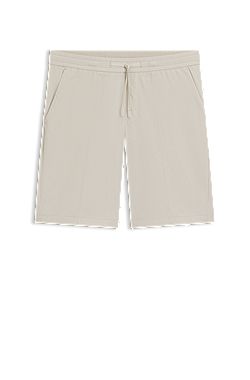 Water-repellent regular-fit shorts in quick-dry twill
