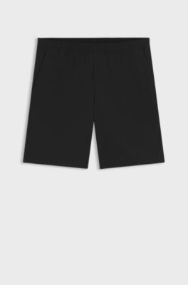 Water-repellent shorts with quick-dry performance, Black