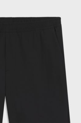 Water-repellent shorts with quick-dry performance, Black