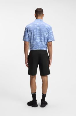 Water-repellent shorts with quick-dry performance, Black