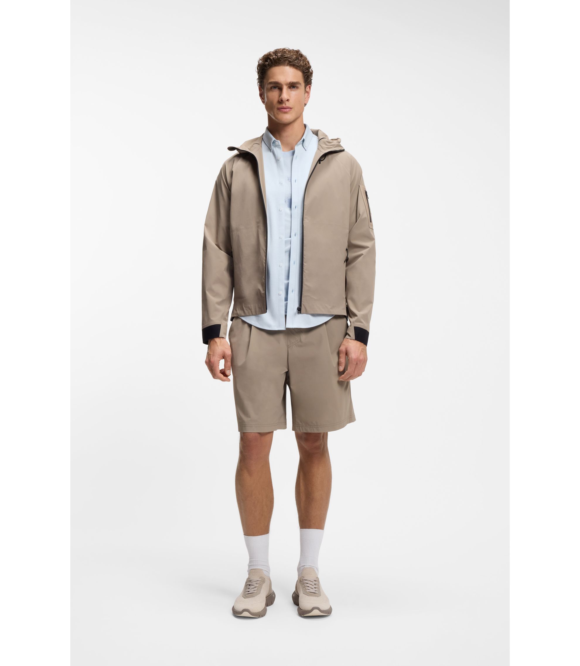【未使用】定価2.8万円 PGG メンズ ワッフルロゴウエストショートパンツ QUIKSILVER メンズ PG PILE WASH SHORTS ショートパンツ 【2026年春夏