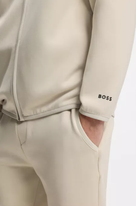 Cotton-blend sweatshirt with reflective graphic