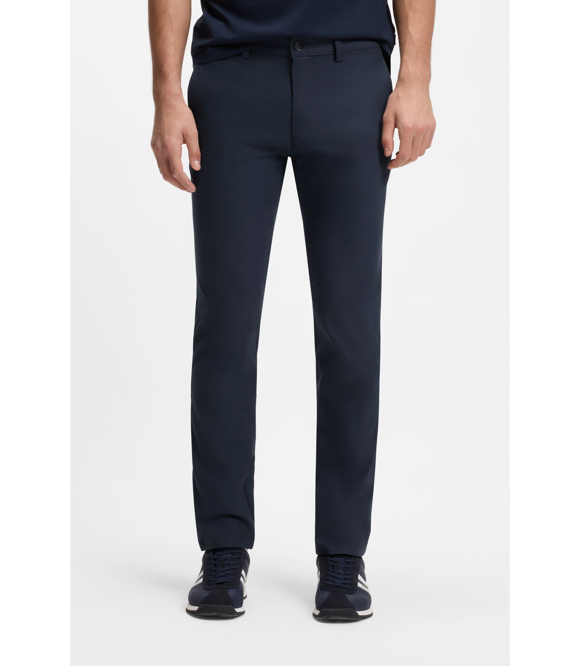 Slim-Fit Chino aus elastischem Twill