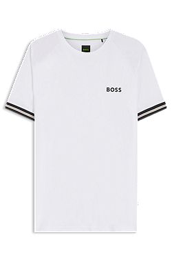 Active アクティブ スリムフィットTシャツ テニスボール エンボス