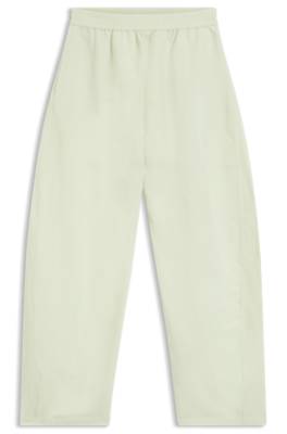Balloon-leg trousers with elasticated waist 1
