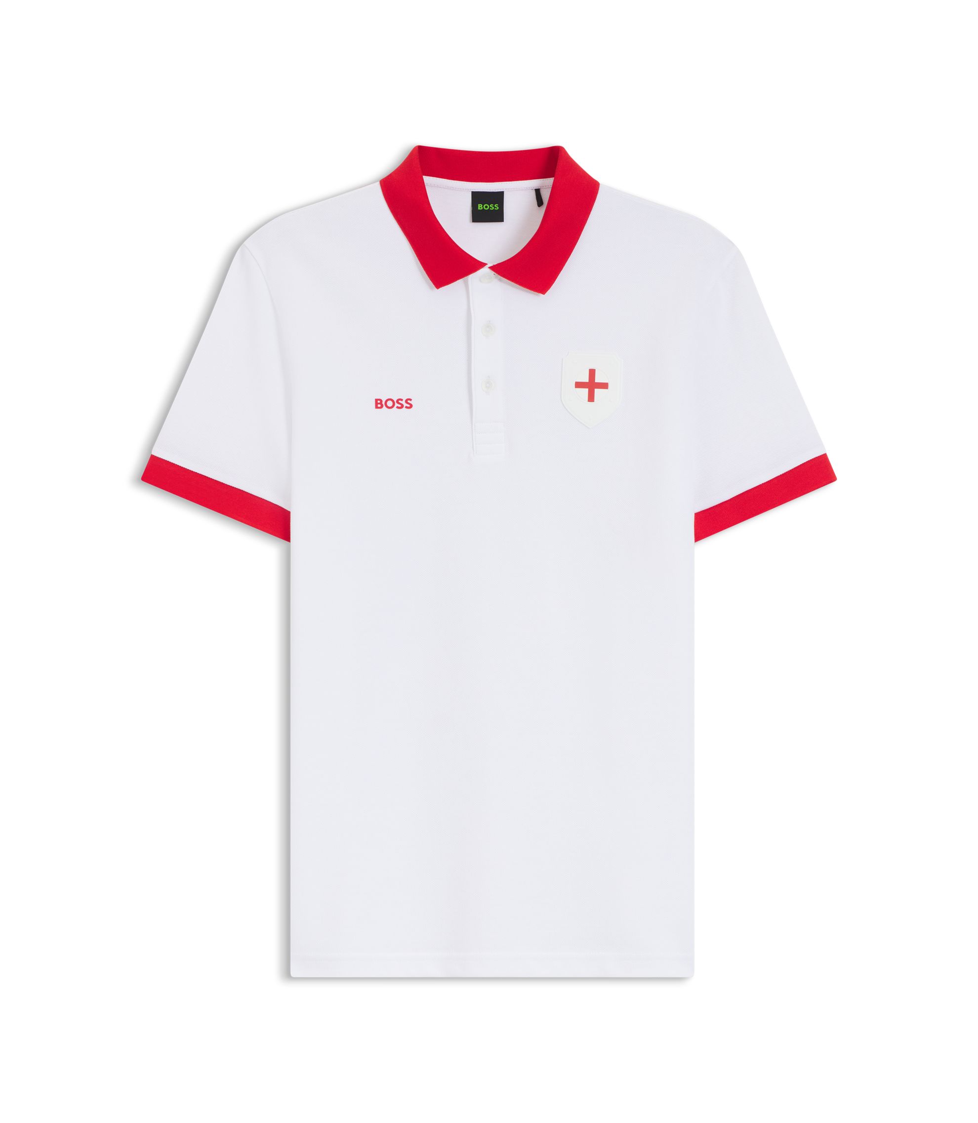 Paddy Poloshirt mit Landesflaggen-Details