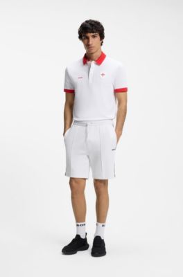 Paddy polo shirt with country flag trims, England