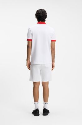 Paddy polo shirt with country flag trims, England