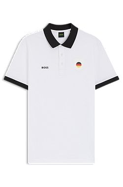 Paddy Poloshirt mit Landesflaggen-Details
