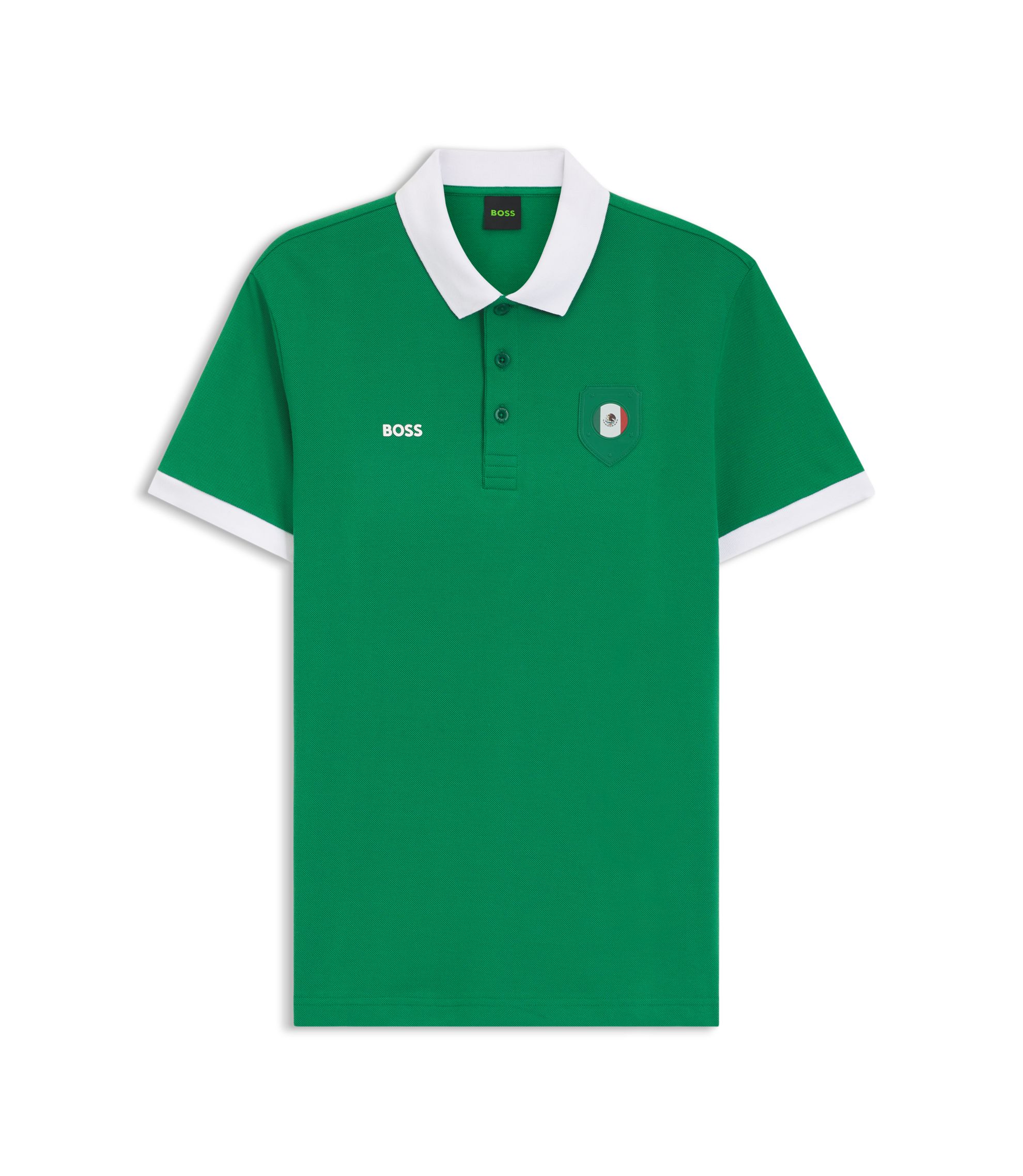 BOSS - Paddy ポロシャツ カントリーフラッグ ディテール - メキシコ