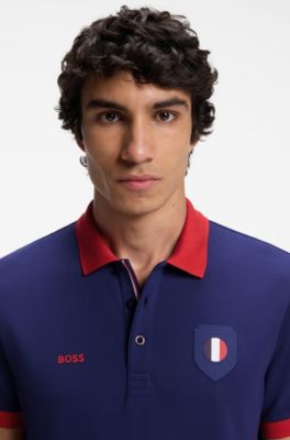 Paddy polo shirt with country flag, France