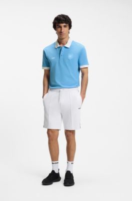 Paddy polo shirt with country flag trims, Argentina