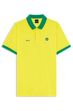 Polo Paddy avec finitions aux couleurs du drapeau national