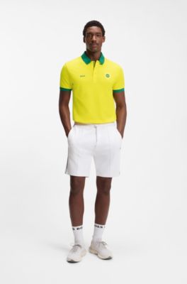 Paddy polo shirt with country flag, Brazil