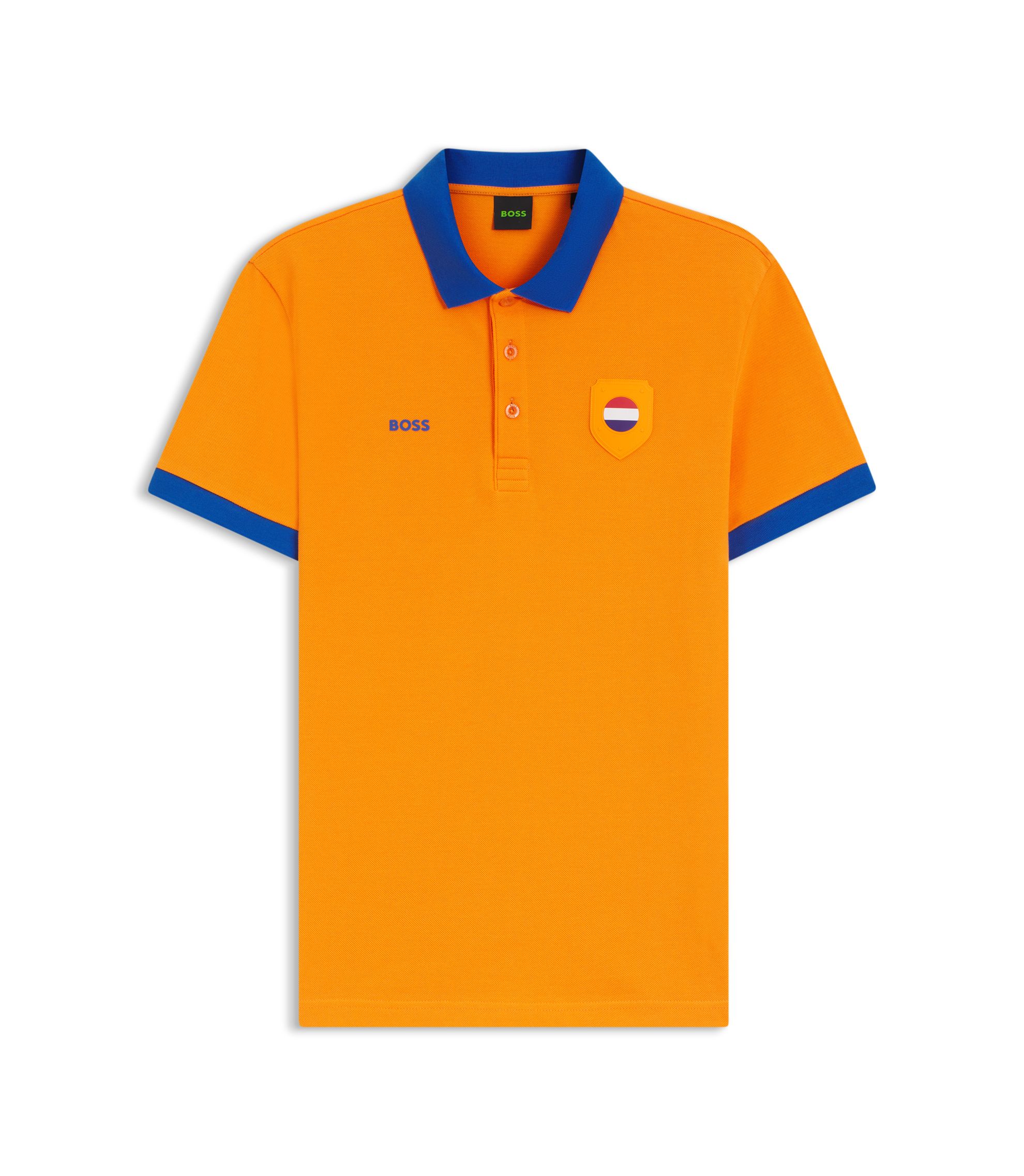 Paddy Poloshirt mit Landesflaggen-Details