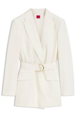Hugo Relaxed-fit blazer with D-ring belt dam – bild 4