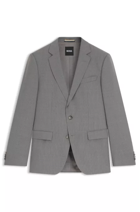 Slim-fit suit jacket in pinstripe virgin wool