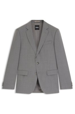 Slim-fit suit jacket in pinstripe virgin wool