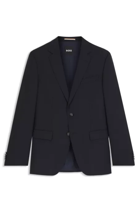 Slim-fit suit jacket in pinstripe virgin wool