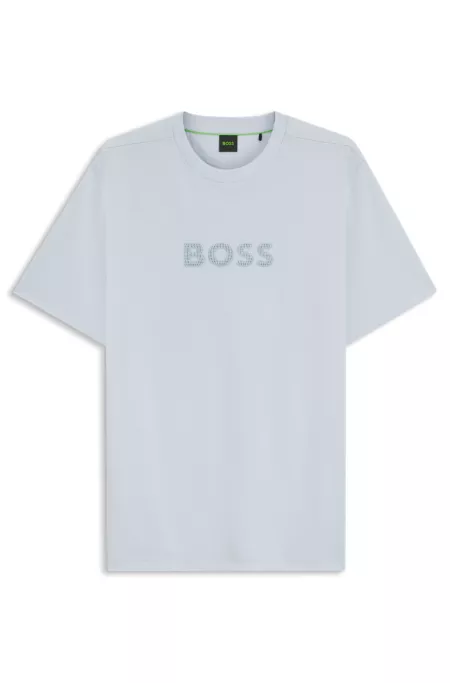 T-shirt en jersey de coton avec logo d'inspiration golf