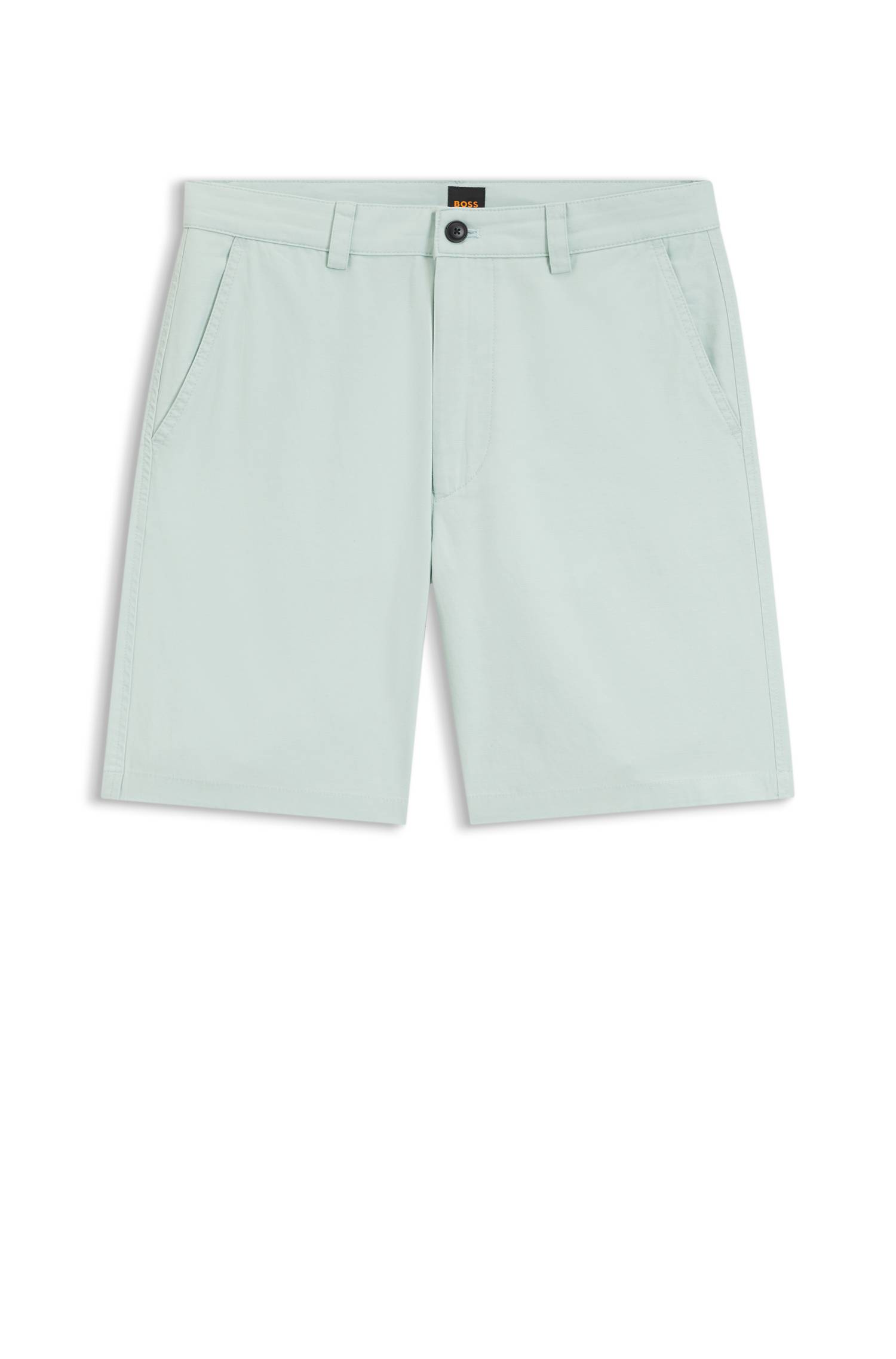 Boss Chino-style shorts in cotton-rich twill herr – bild 4