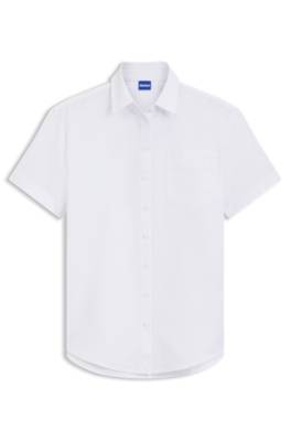 Relaxed-fit blouse in Oxford cotton 1