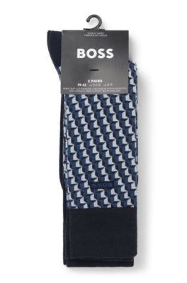 Two-pack of regular-length socks, Dark Blue