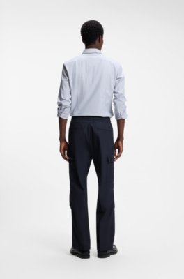 Hugo Cargo trousers in mercerised cotton with a straight fit cargobyxor herr – bild 2