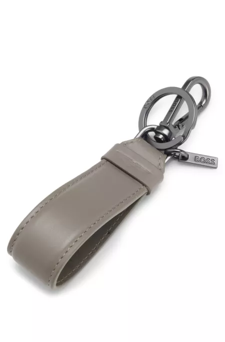 BOSS x ASTON MARTIN leather key ring