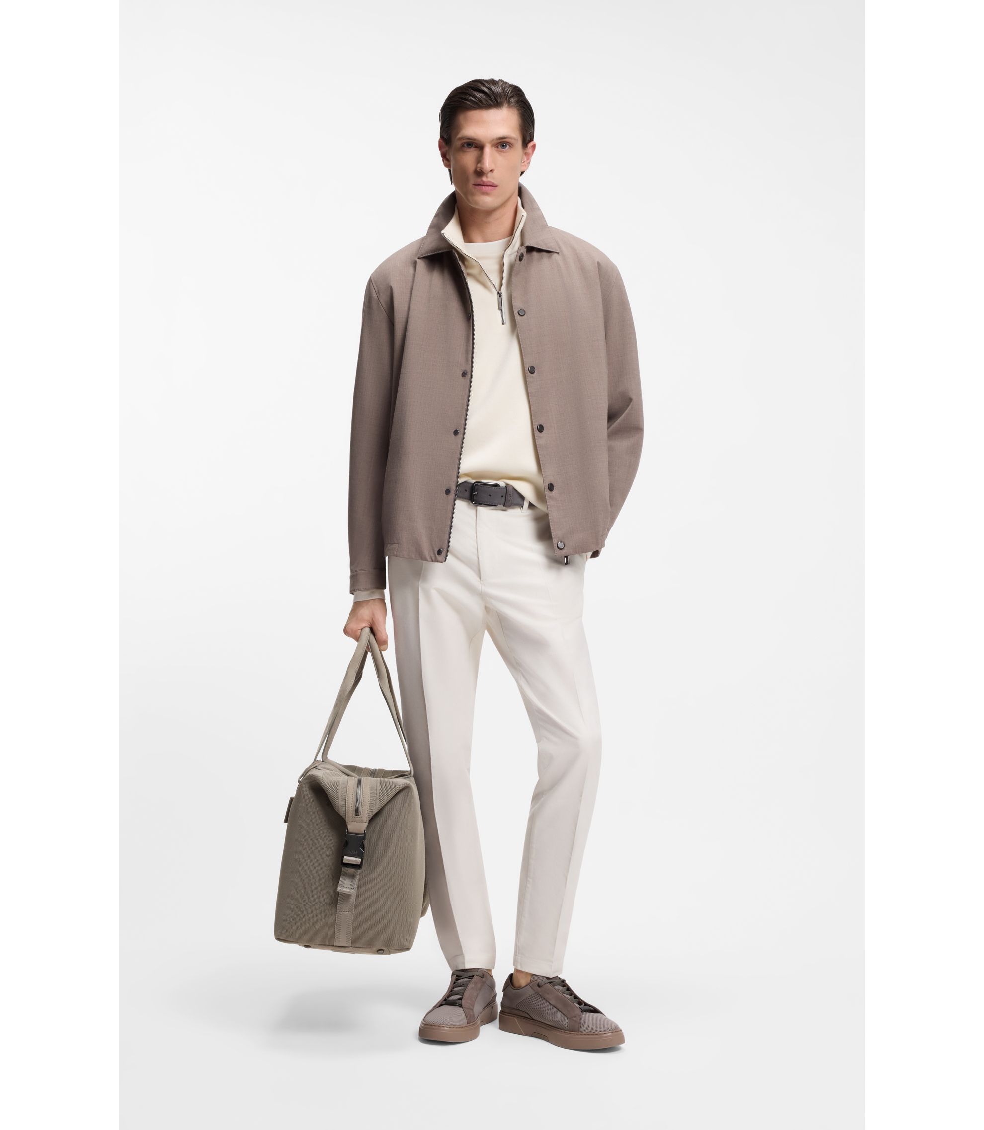 BOSSオーダー品 BOSS - BOSS x ASTON MARTIN ニット ホールドオール スエード