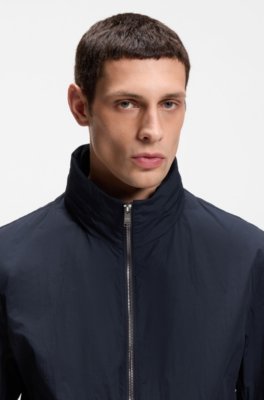 Boss Water-repellent jacket with Double B monogram bomberjackor herr – bild 3