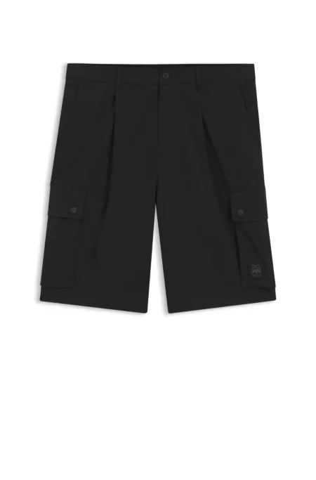 Short en coton stretch HUGO x RB avec motif taureau