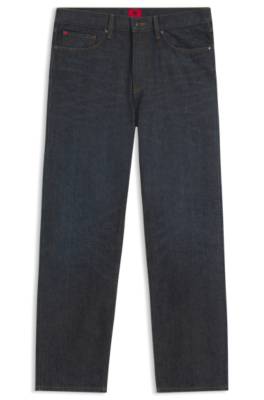 Hugo x RB regular-fit jeans in blue denim herr – bild 4