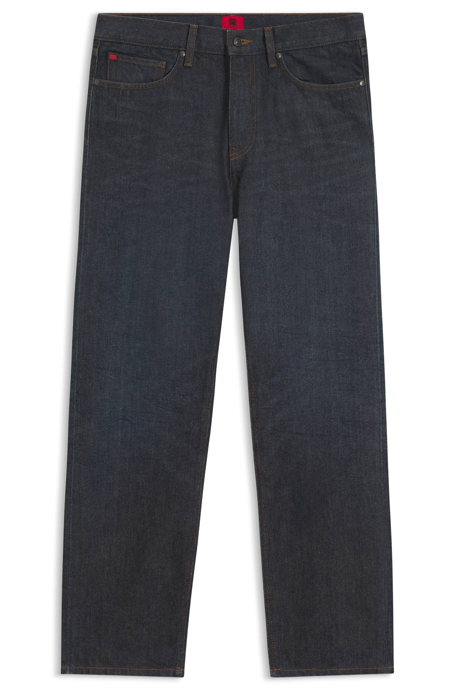 Hugo x RB regular-fit jeans in blue denim herr – bild 4