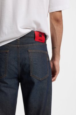 Hugo x RB regular-fit jeans in blue denim herr – bild 3