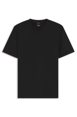 Mercerised-cotton slim-fit T-shirt with contrast tipping 4