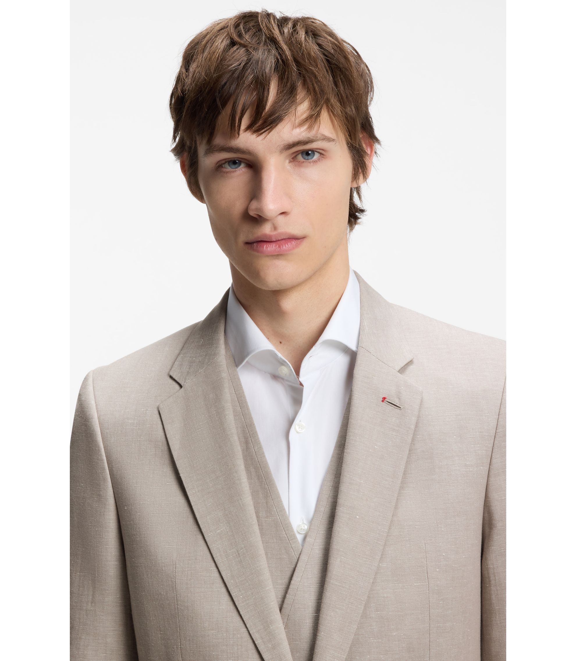 スリーピース スーツ | ブラウン | HUGO BOSS