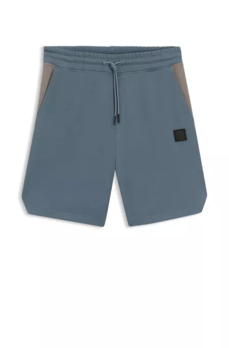 Short HUGO x RB en molleton de coton avec motif taureau