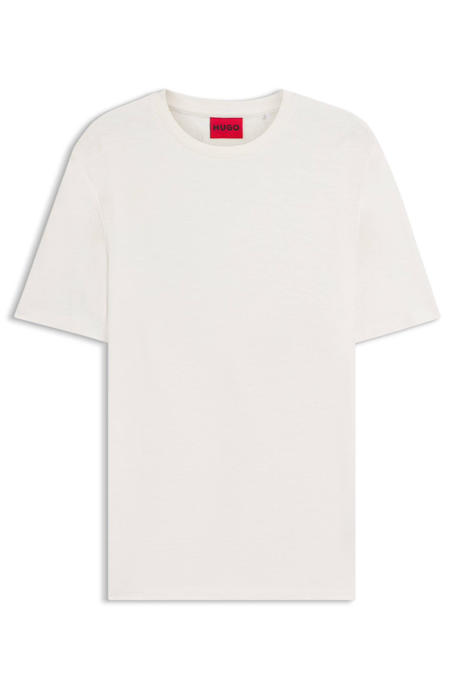Hugo Slim-fit T-shirt in slub interlock herr – bild 4