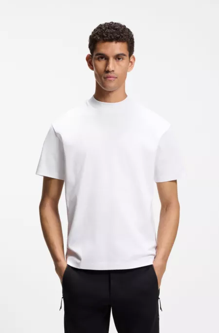 Porsche x BOSS relaxed-fit T-shirt with logo collar