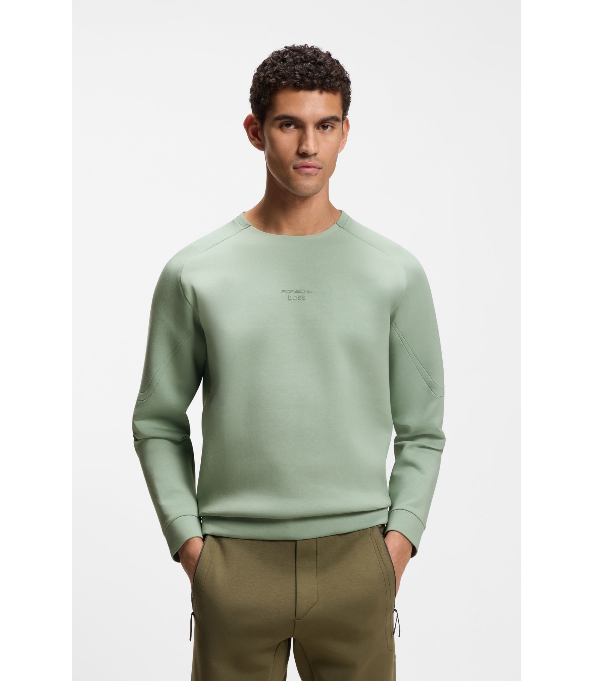 Porsche x BOSS Sweatshirt mit reflektierendem Logo