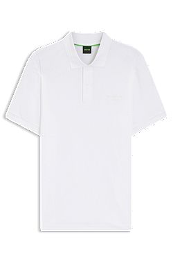 Porsche x BOSS polo shirt in mercerised cotton