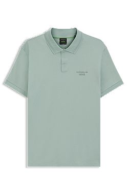 Porsche x BOSS polo shirt in mercerised cotton