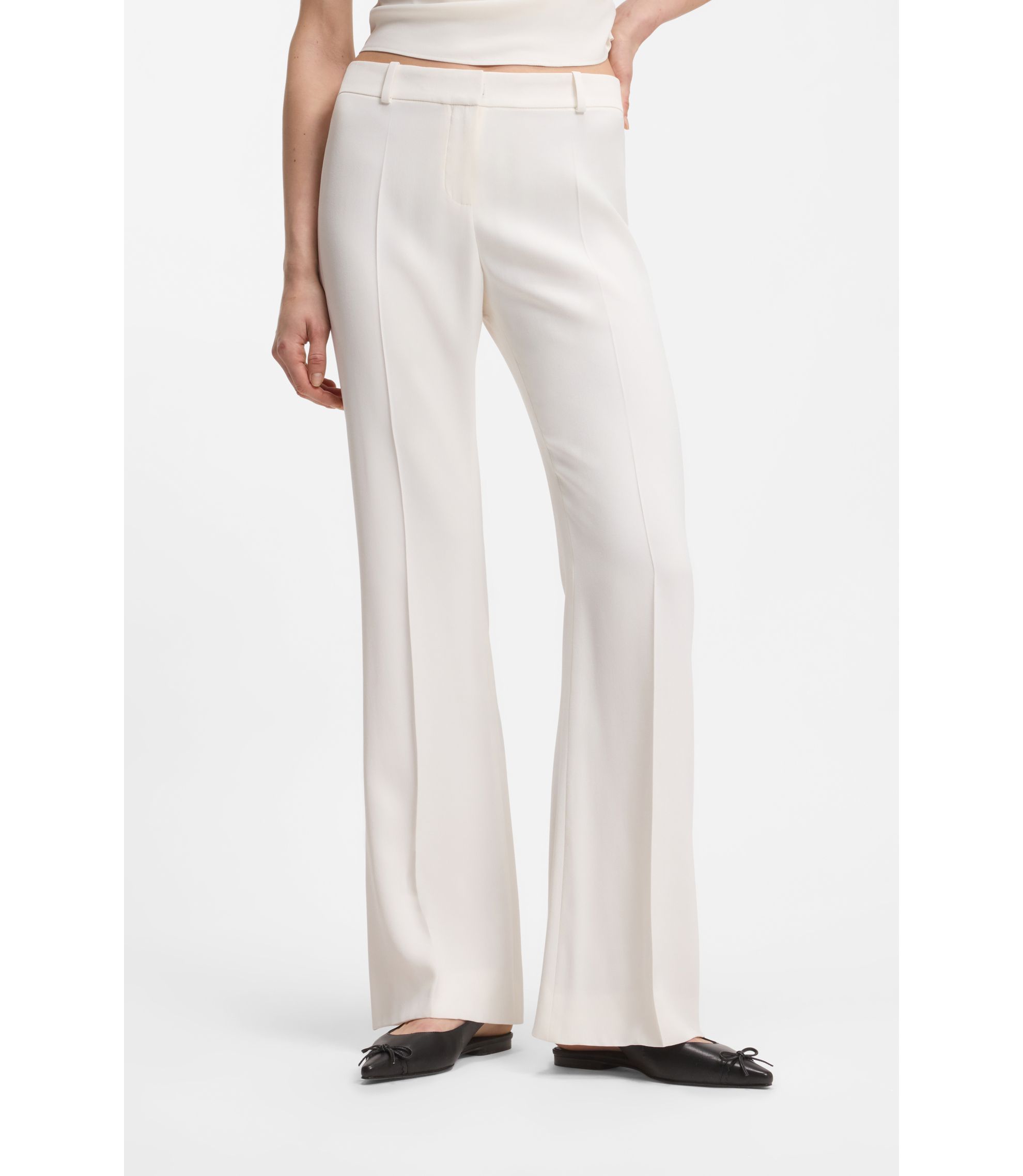 Regular-Fit Hose mit Kick-Flare