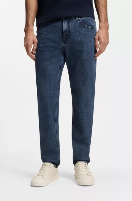 Maine regular-fit jeans in blue comfort-stretch denim