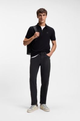 Maine Regular-Fit Jeans aus bequemem Stretch-Denim, Dunkelblau
